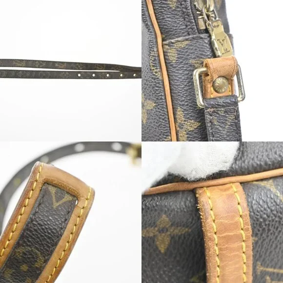 LOUIS VUITTON Danube Shoulder Bag Monogram Leather Brown France M45266 32MA300 - Picture 14 of 15
